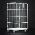 Warehouse Collapsible Cart Trolley Load Bearing 500kg Zinc Plated Roll Cage Car Tool