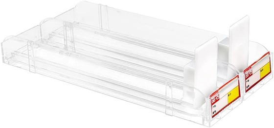 PVC Shelving Accessories Plastic Divider Acrylic Thruster Cigarette Smoke Pusher Shelf